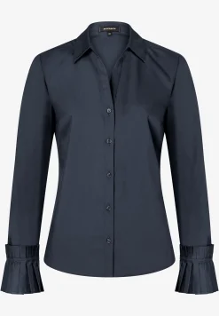 Sale Hemdbluse mit Falten-Manschette, Blusen