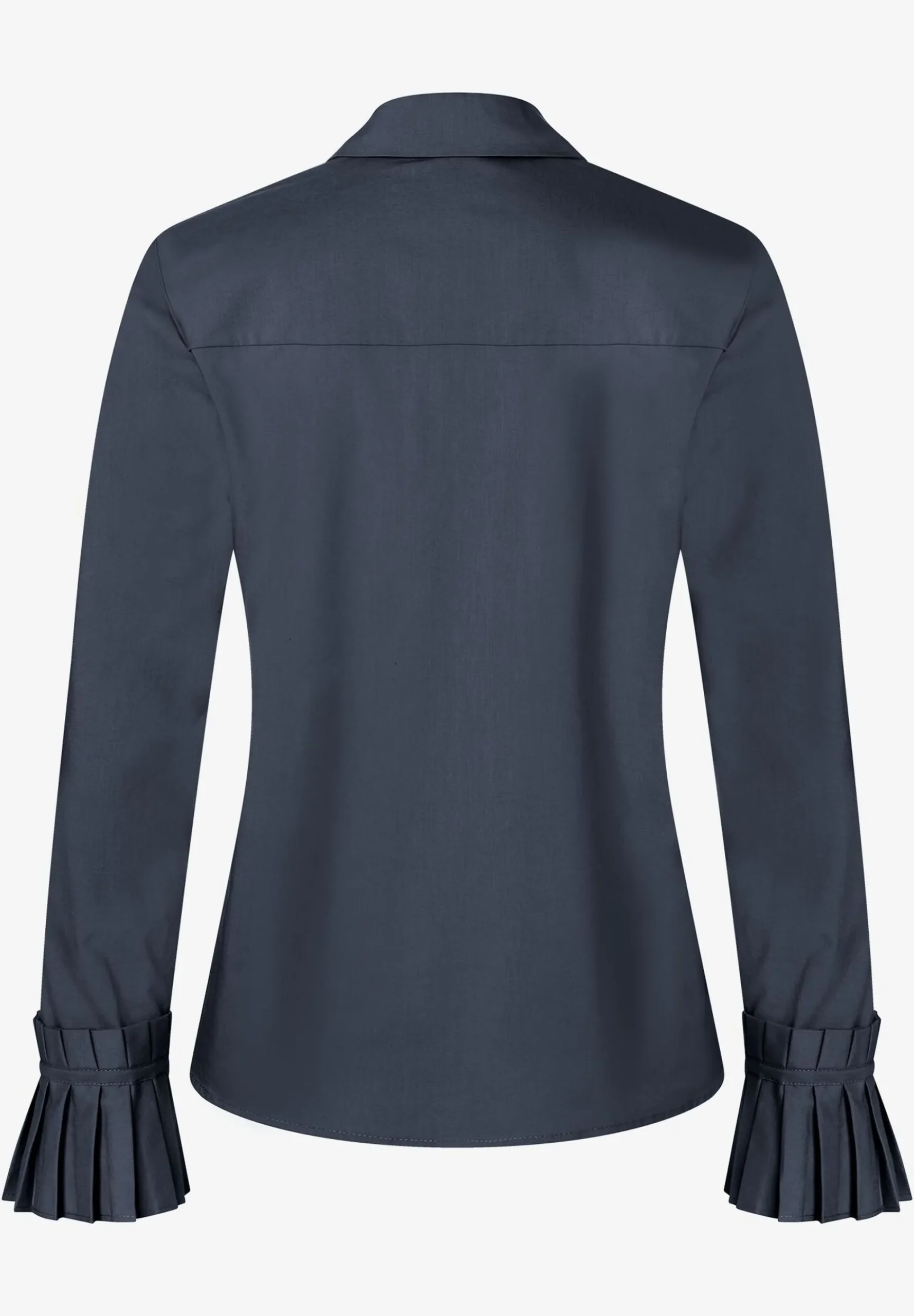 Sale Hemdbluse mit Falten-Manschette, Blusen