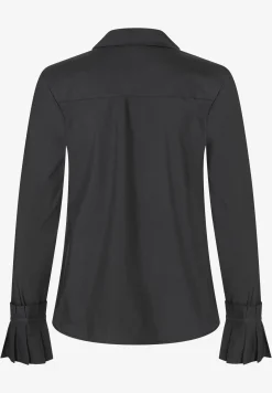 Outlet Hemdbluse mit Falten-Manschette, Blusen