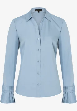 New Hemdbluse mit Falten-Manschette, hell Blusen