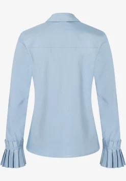 New Hemdbluse mit Falten-Manschette, hell Blusen