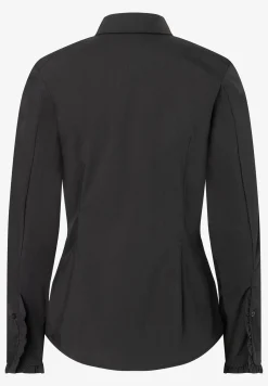 New Hemdbluse mit Rüschendetail, , Frühjahrs-Kollektion Blusen