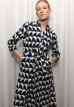 New Hemdblusenkleid, marine/ecru, Frühjahrs-Kollektion Kleider - Jumpsuits