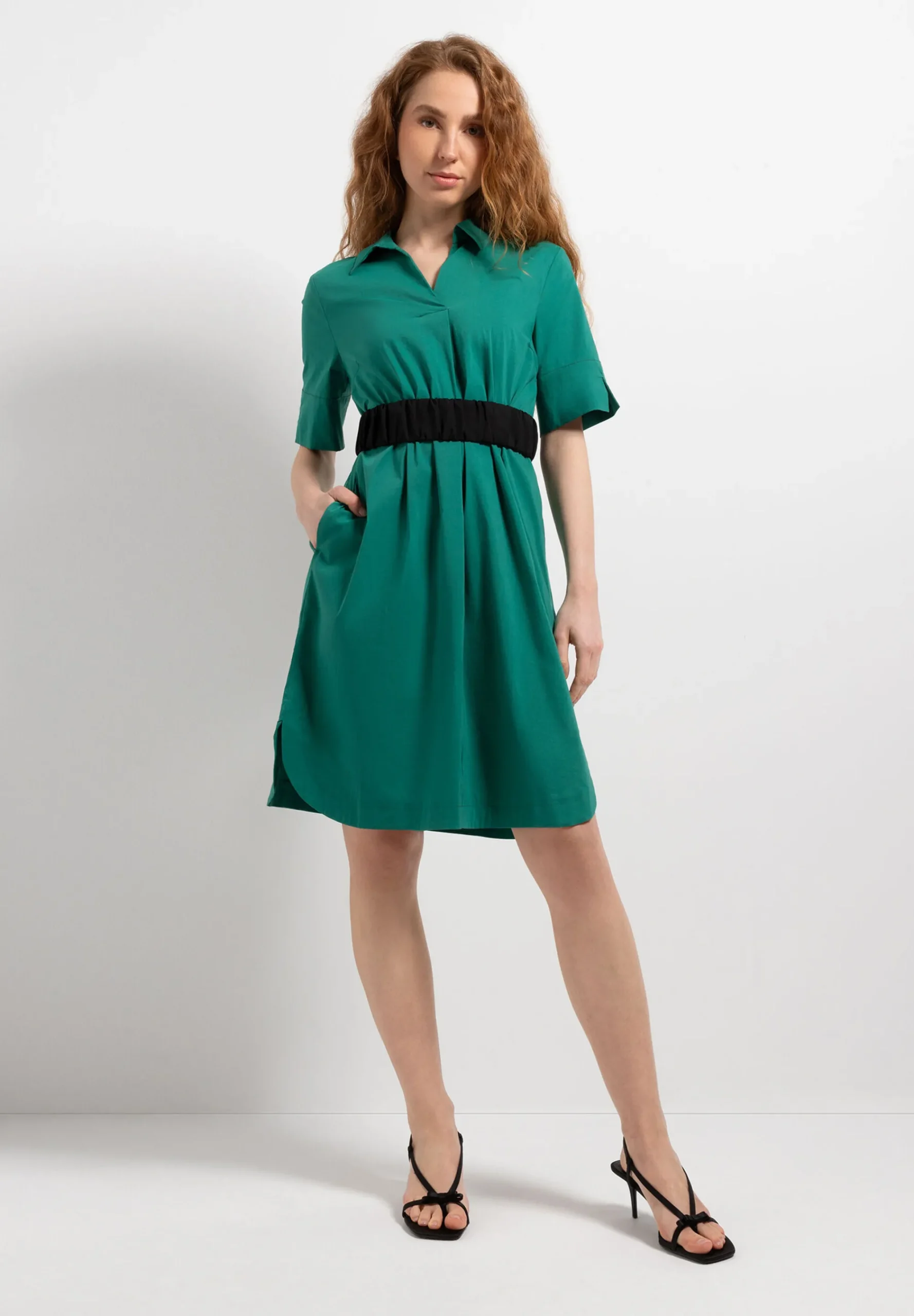 Discount Hemdblusenkleid, summergarden green, Sommer-Kollektion Kleider - Jumpsuits