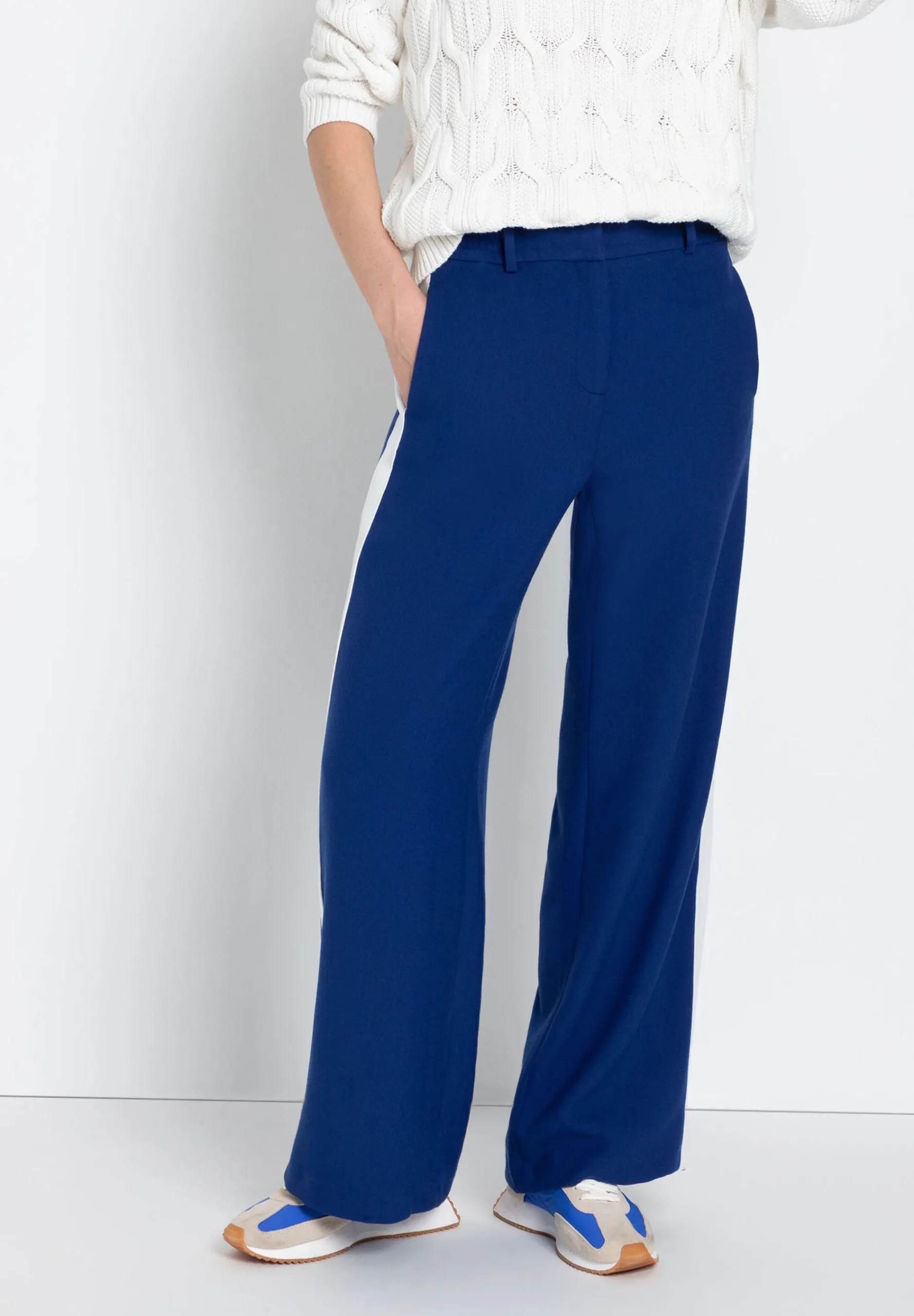 New Hose mit Gallon-Streifen, gitanes blue, Frühjahrs-Kollektion Hosen - Jeans