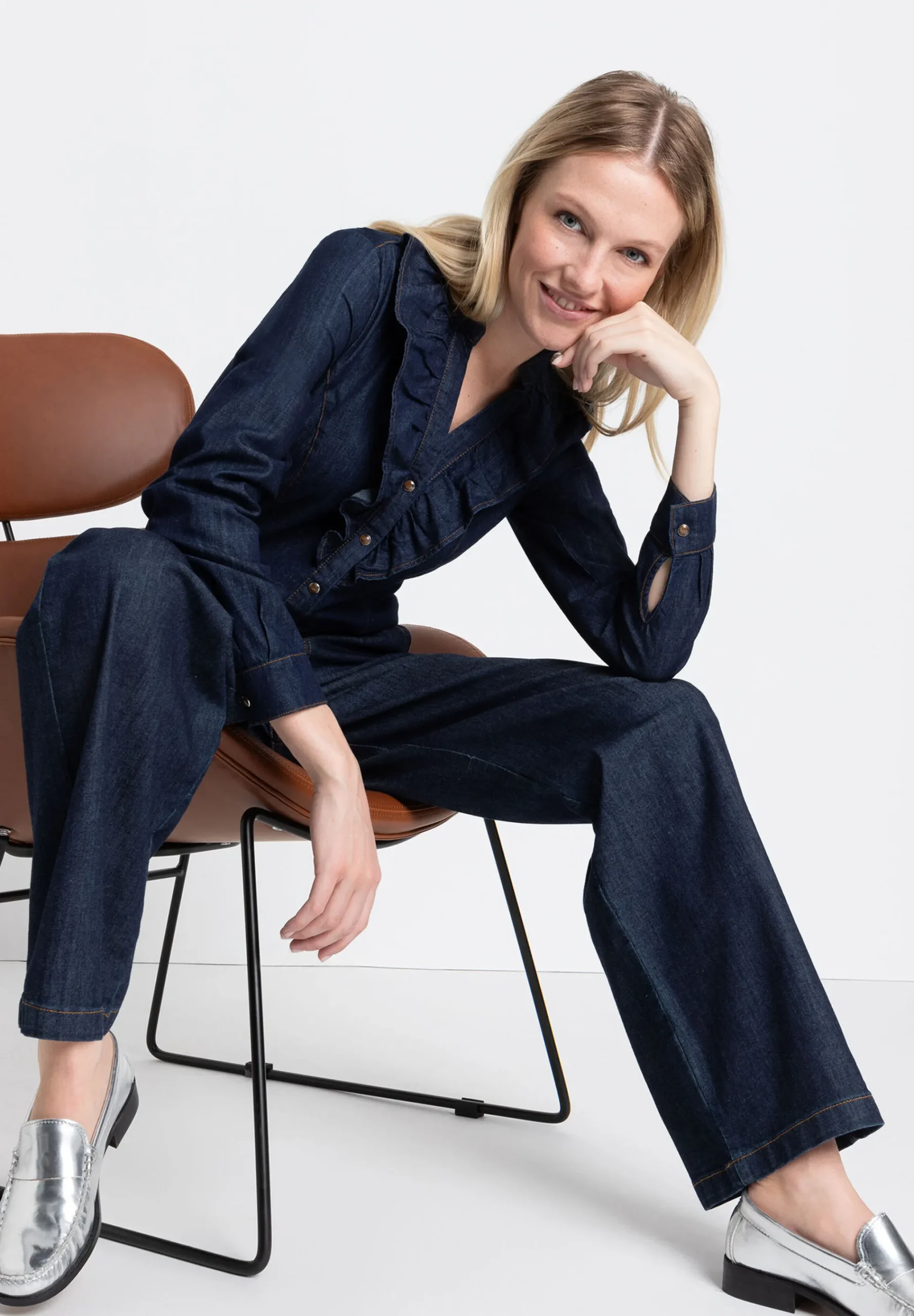 Hot Jeansbluse, Frühjahrs-Kollektion Blusen