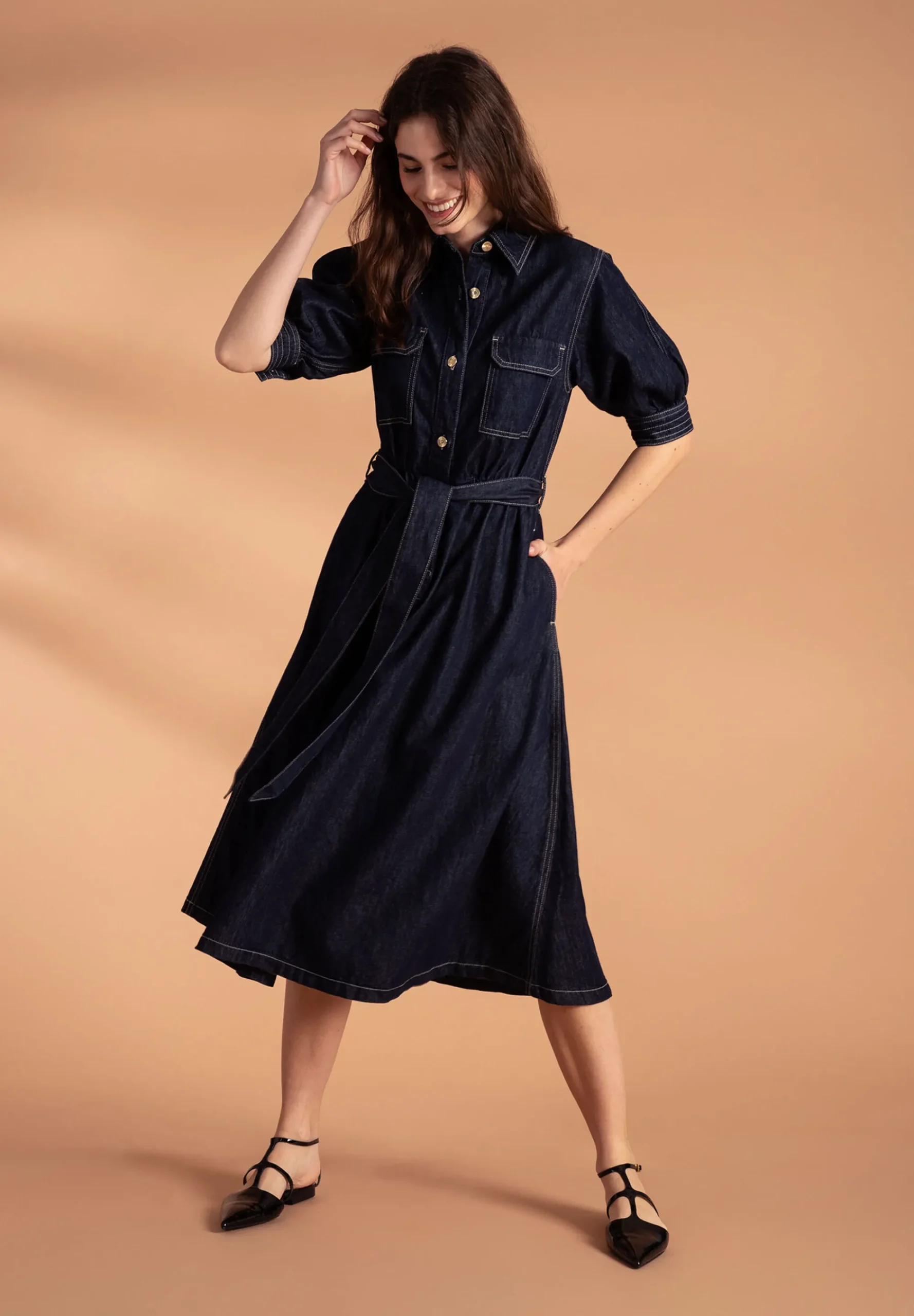 Hot Jeanskleid, Frühjahrs-Kollektion Kleider - Jumpsuits