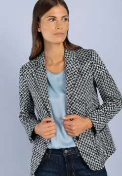 Outlet Jerseyblazer, Mini-Jacquard Blazer