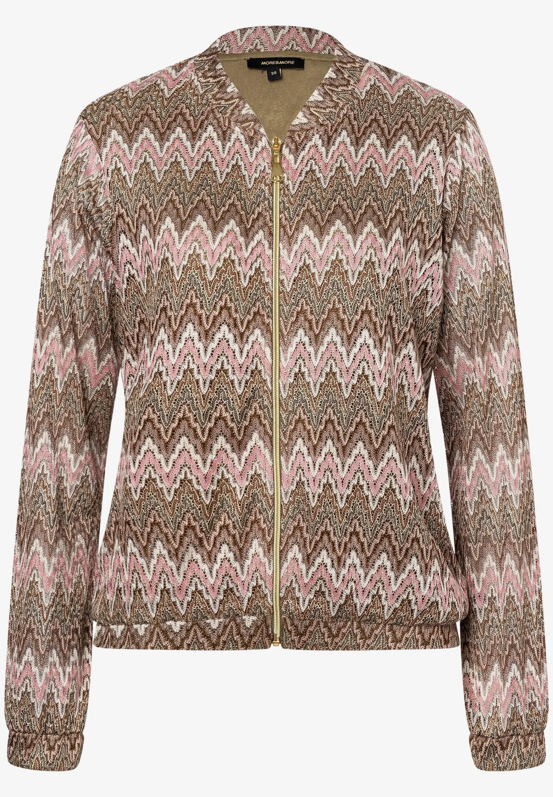 Clearance Jerseyblouson, Zick-Zack Dessin, Sommer-Kollektion Blazer