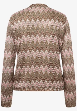Clearance Jerseyblouson, Zick-Zack Dessin, Sommer-Kollektion Blazer