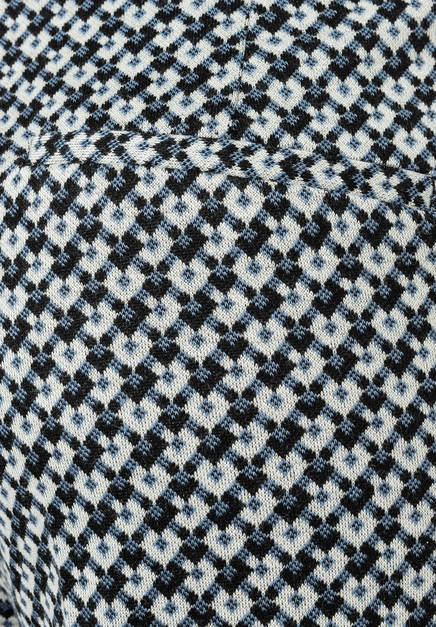 Discount Jerseyhose, Mini-Jacquard Hosen - Jeans