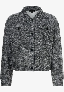 Discount Jerseyjacke, grau melange Blazer