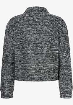 Discount Jerseyjacke, grau melange Blazer