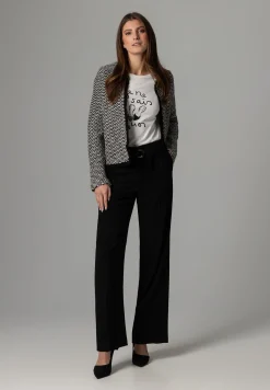 Hot Jerseyjacke, /weiß Struktur, Frühjahrs-Kollektion T-shirts - Tops