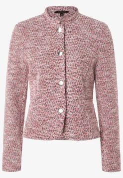 Fashion Jerseyjacke, Zick-Zack Muster, Herbst-Kollektion Blazer