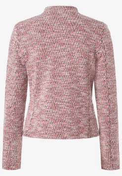 Fashion Jerseyjacke, Zick-Zack Muster, Herbst-Kollektion Blazer