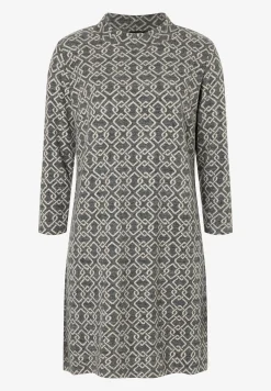 New Jerseykleid, grau gemustert, Herbst-Kollektion Kleider - Jumpsuits