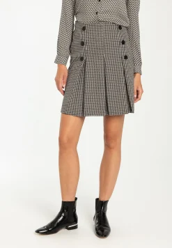 Fashion Jerseyrock, Hahnentritt-Dessin, Herbst-Kollektion Röcke