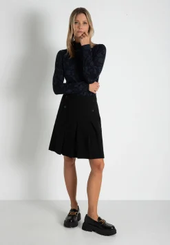 Hot Jerseyrock mit Falten, , Herbst-Kollektion Röcke