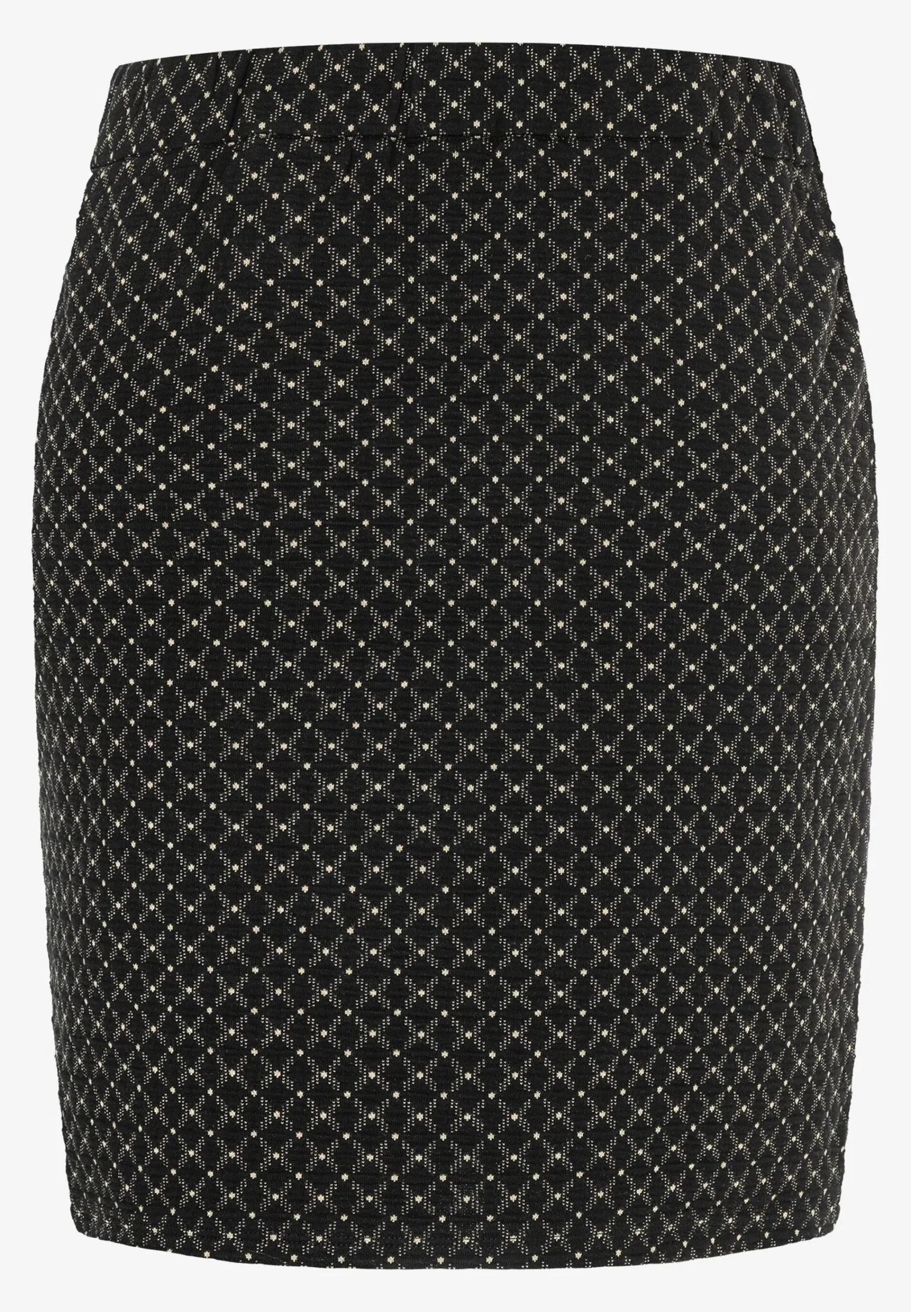 Online Jerseyrock mit Struktur, schwarz/beige, Herbst-Kollektion Röcke