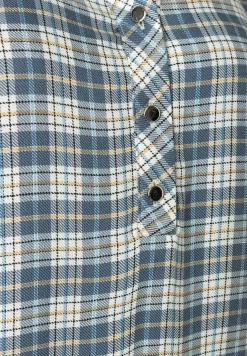 Sale karierte Bluse, Herbst-Kollektion Blusen