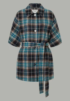 New Karo-Jacke mit Gürtel, MORE Jacken - Mäntel|Blazer