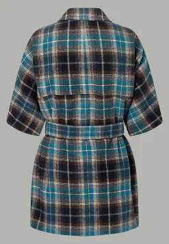 New Karo-Jacke mit Gürtel, MORE Jacken - Mäntel|Blazer