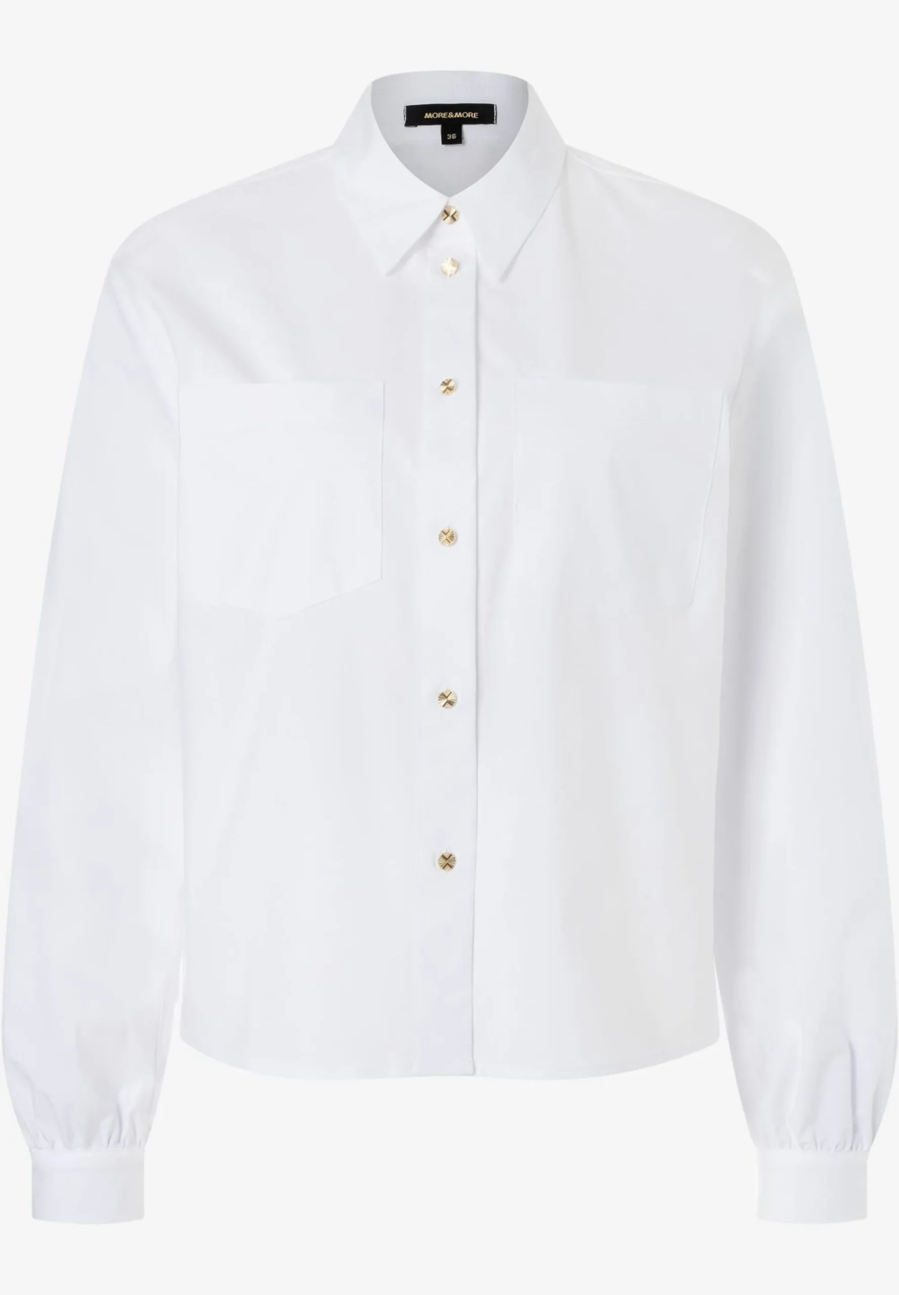 Fashion kastige Blusenjacke, weiß, Frühjahrs-Kollektion Blusen