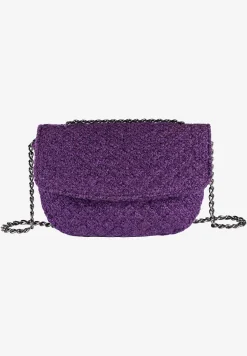 Clearance kleine Bouclétasche, pure purple, Herbst-Kollektion Accessoires