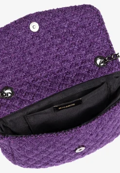 Clearance kleine Bouclétasche, pure purple, Herbst-Kollektion Accessoires