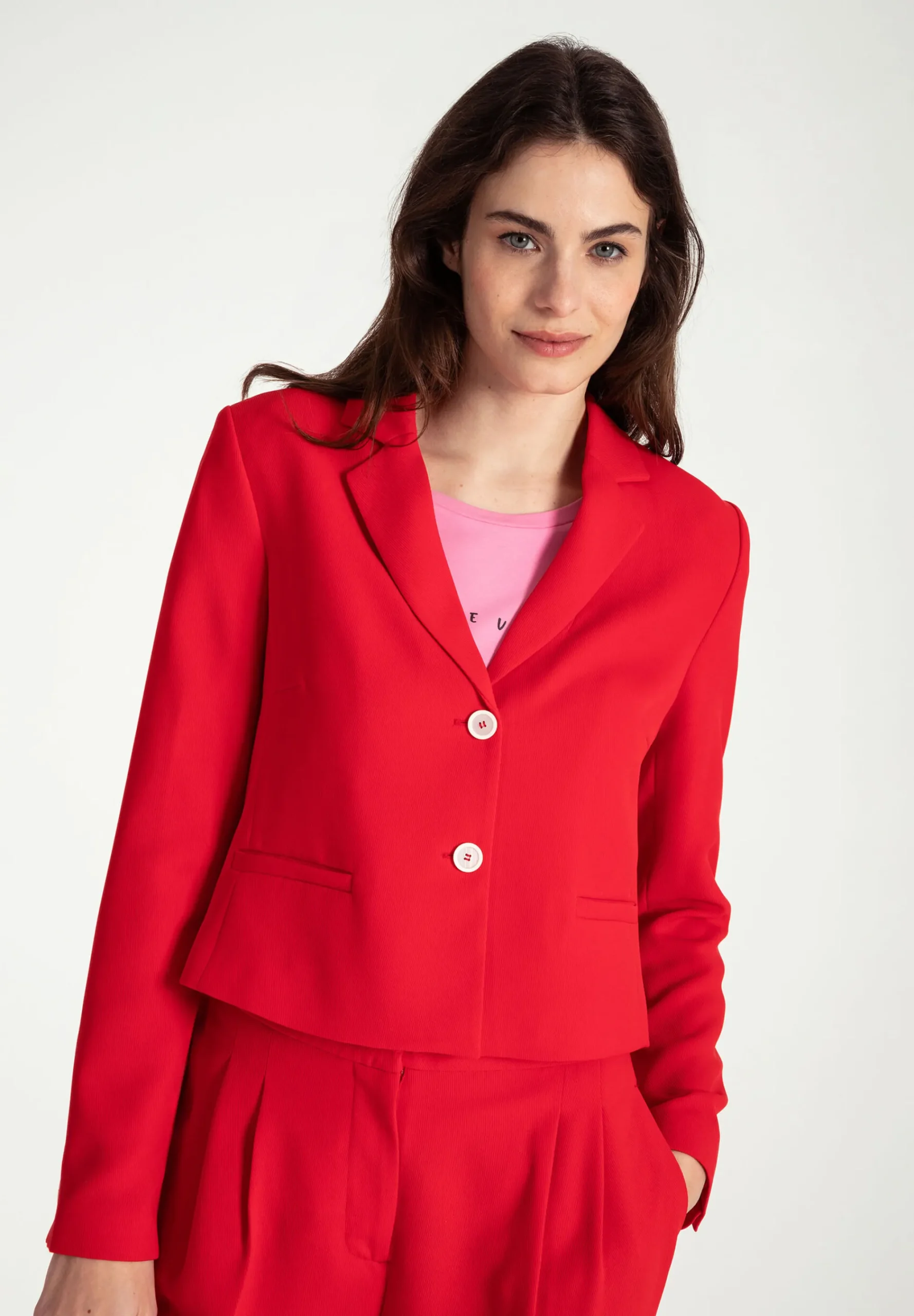 Clearance kurzer Blazer, soft red, Frühjahrs-Kollektion Blazer