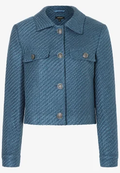 Best kurzer Bouclé-Blazer, greyblue, Herbst-Kollektion Blazer