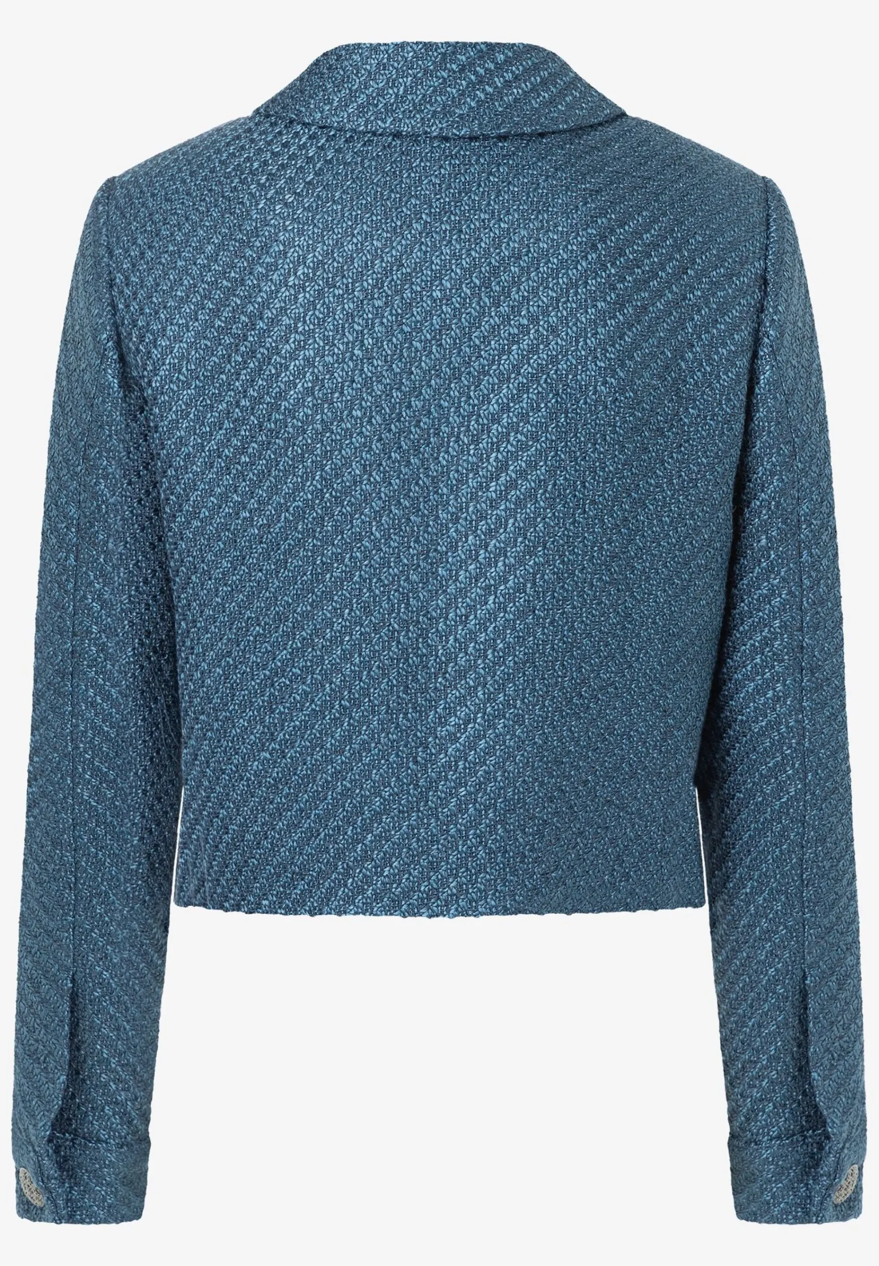 Best kurzer Bouclé-Blazer, greyblue, Herbst-Kollektion Blazer
