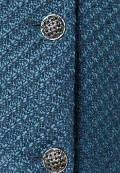 Best kurzer Bouclé-Blazer, greyblue, Herbst-Kollektion Blazer