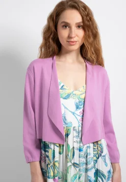 Sale kurzer Cardigan, summer lavender, Sommer-Kollektion Pullover - Strick