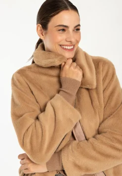 Discount kuschelige Fake Fur Jacke, Herbst-Kollektion Jacken - Mäntel