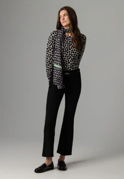 Clearance Langarmshirt mit großem Tupfen-Print, /ecru, Frühjahrs-Kollektion T-shirts - Tops