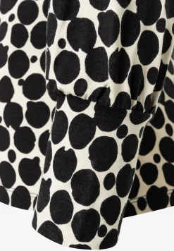 Clearance Langarmshirt mit großem Tupfen-Print, /ecru, Frühjahrs-Kollektion T-shirts - Tops