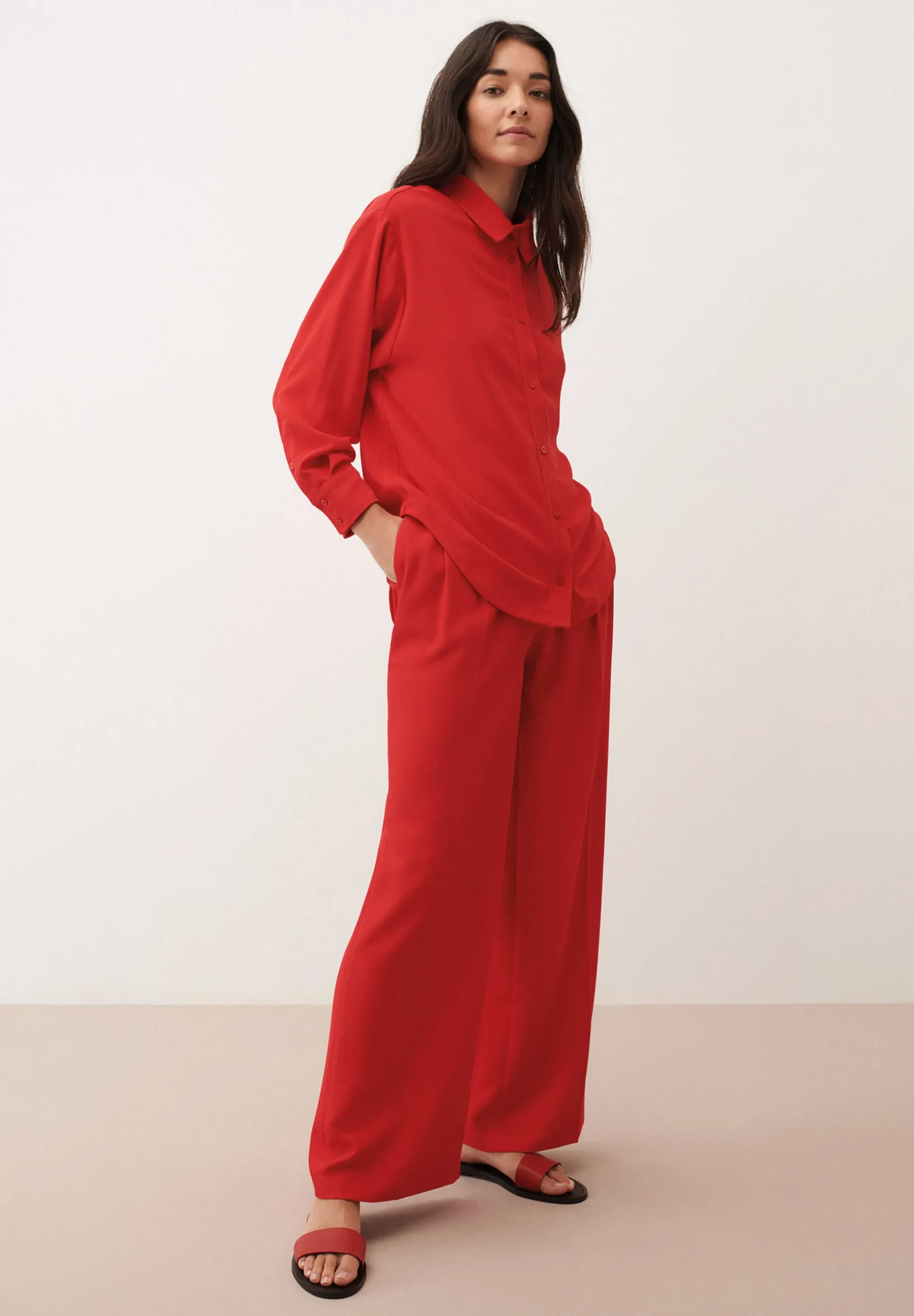 Clearance lange Bluse, soft red, Frühjahrs-Kollektion Blusen