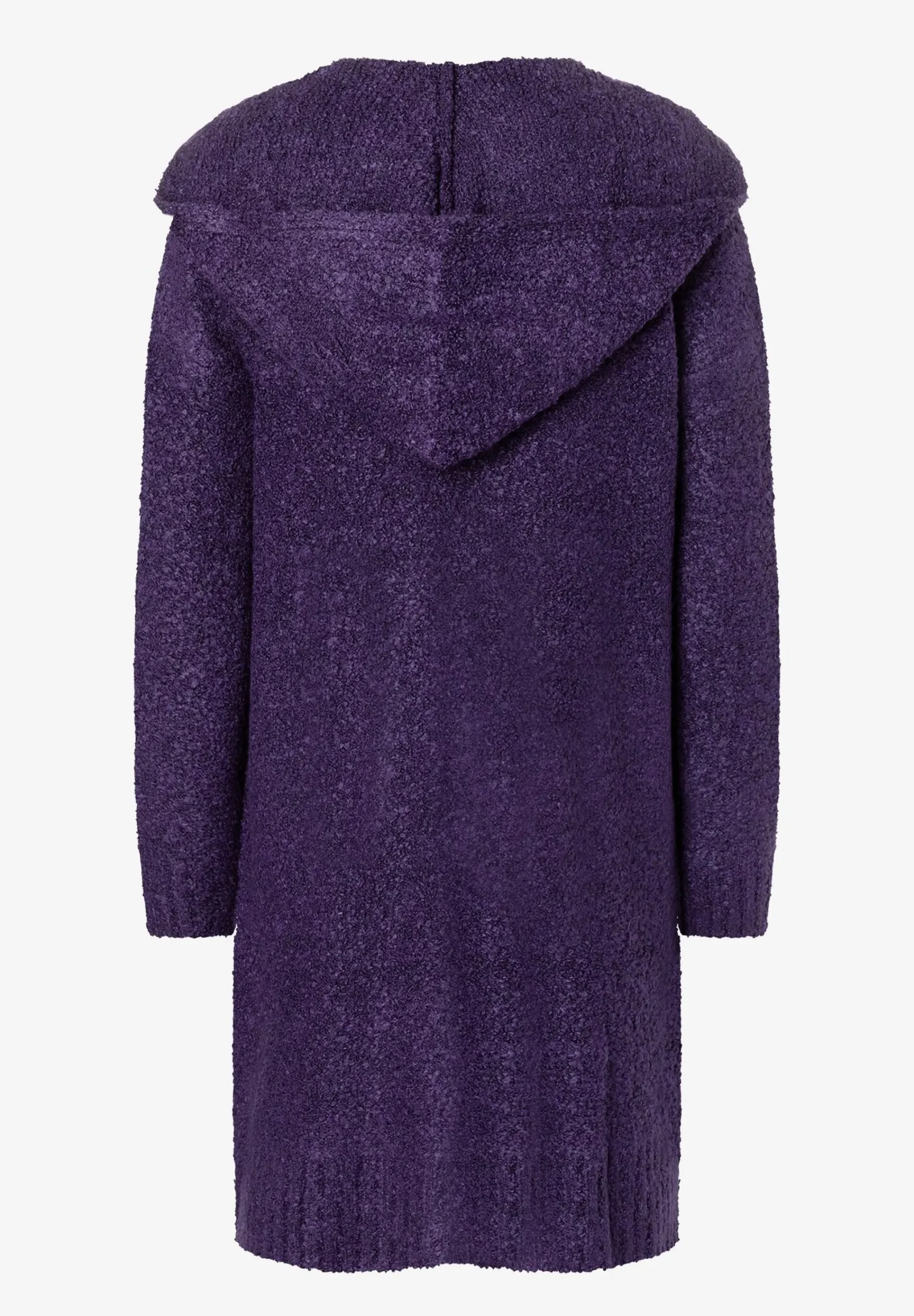 Fashion lange Kapuzen-Strickjacke, pure purple, Herbst-Kollektion Pullover - Strick