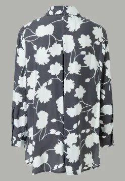 Fashion lange Printbluse, MORE Blusen
