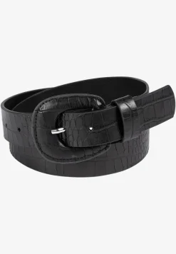 Clearance Ledergürtel mit Animal-Prägung, , Winter-Kollektion Accessoires