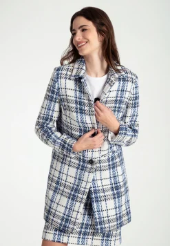 Clearance Longblazer, kariert, Frühjahrs-Kollektion Jacken - Mäntel|Blazer