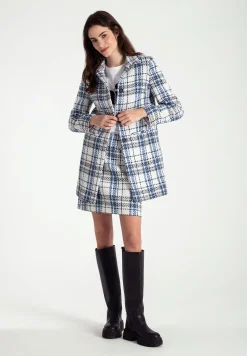 Clearance Longblazer, kariert, Frühjahrs-Kollektion Jacken - Mäntel|Blazer