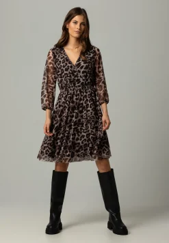 Best Meshkleid, Leoprint, Winter-Kollektion Kleider - Jumpsuits