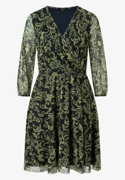 Sale Meshkleid, Paisleyprint, marine/grün Kleider - Jumpsuits