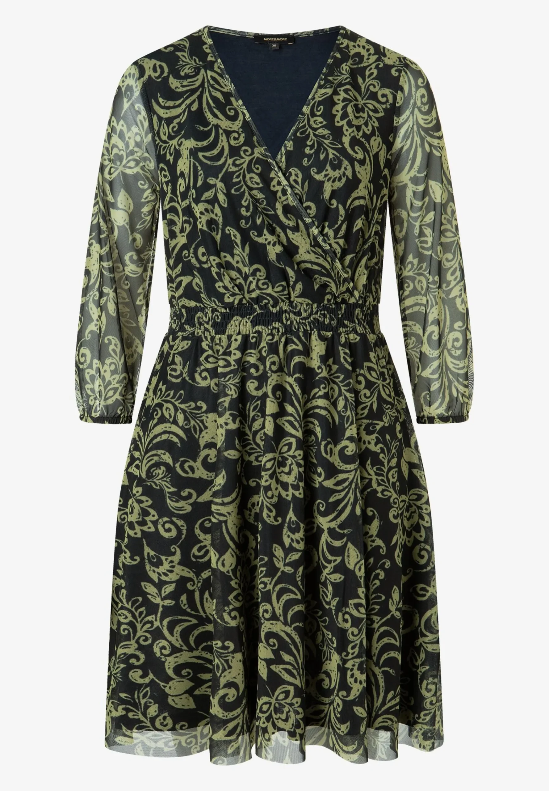 Sale Meshkleid, Paisleyprint, marine/grün Kleider - Jumpsuits