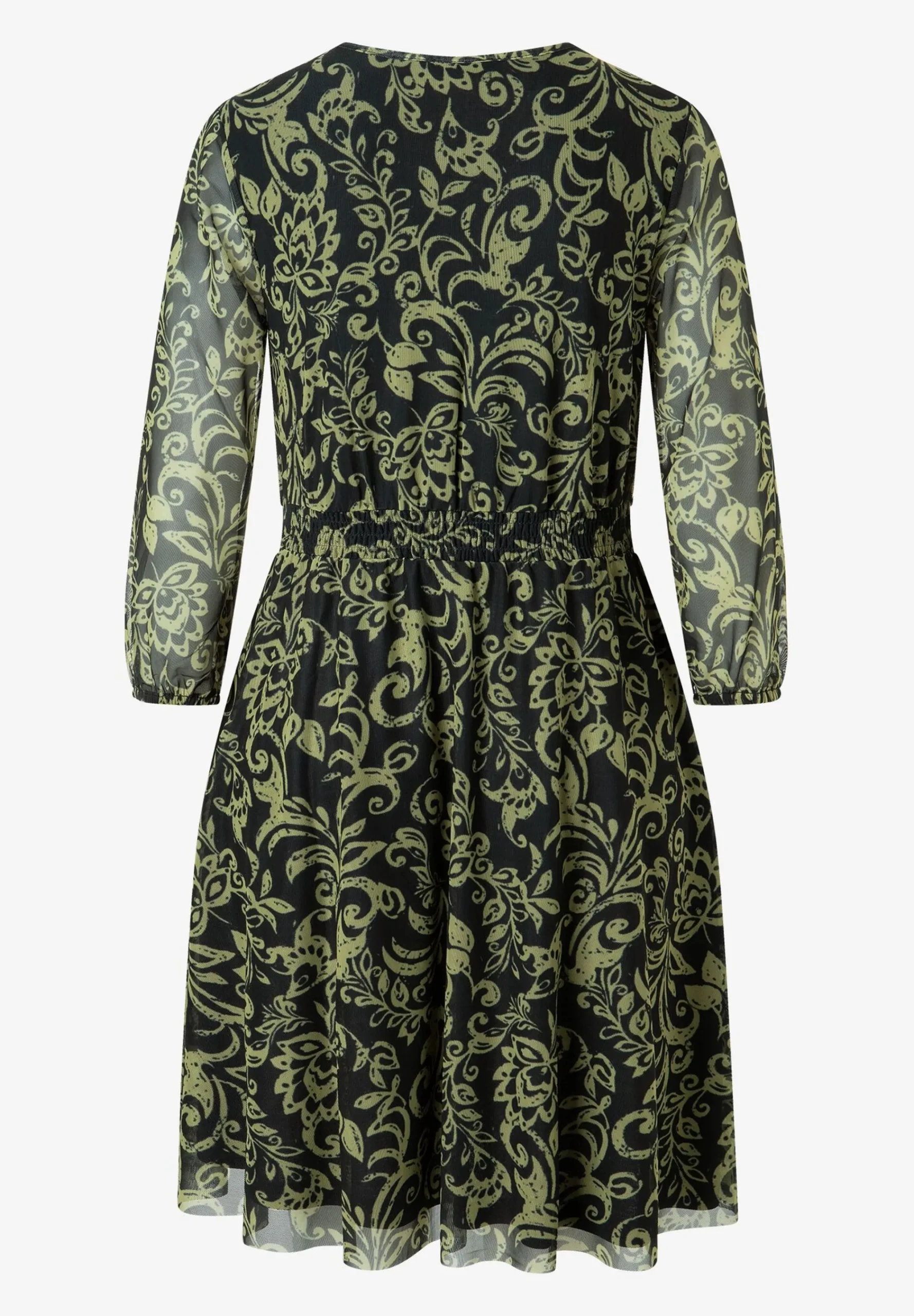 Sale Meshkleid, Paisleyprint, marine/grün Kleider - Jumpsuits