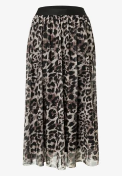 Hot Meshrock mit Leoprint, Winter-Kollektion Röcke