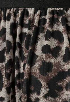 Hot Meshrock mit Leoprint, Winter-Kollektion Röcke
